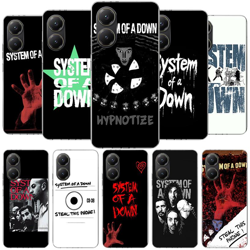 System Of A Down Phone Case For Xiaomi Poco F7 Ultra X7 X6 X5 Pro M7 Redmi 15C 15 13C 13 12C 12 10C 10 9A 9C 9T 9 Shell Poco F7