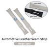 Automotive Two-tone Leather Seam Strip Leak-Proof Auto Seat Gap Plug For VW GTI Polo Passat Scirocco Golf Touareg Touran Sharan