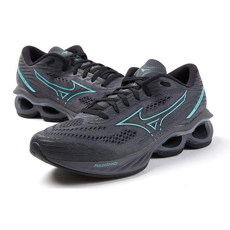 Mizuno Creation 24 Comfortable Versatile Shock Absorbing Non-Slip Wear-Resistant Low-Top Casual Running Shoes Unisex Sneaker Gray Black J1GC230107