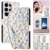 Lanyard Leder Geldbörse Karten Handyhülle für Samsung Galaxy A17 A56 A36 A26 A16 A55 A35 A15 A54 A34 A14 A53 A33 A13 Flip Cover Tasche