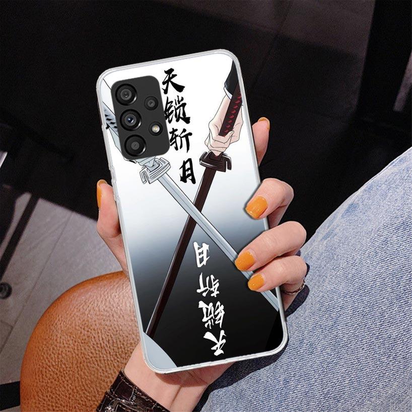 Japanese Anime Bleach Phnoe Case for Samsung Galaxy A17 A37 A57 A16 A26 A36 A56 A15 A14 A13 A55 A54 A53 A35 A34 A33 A25 A24 A23