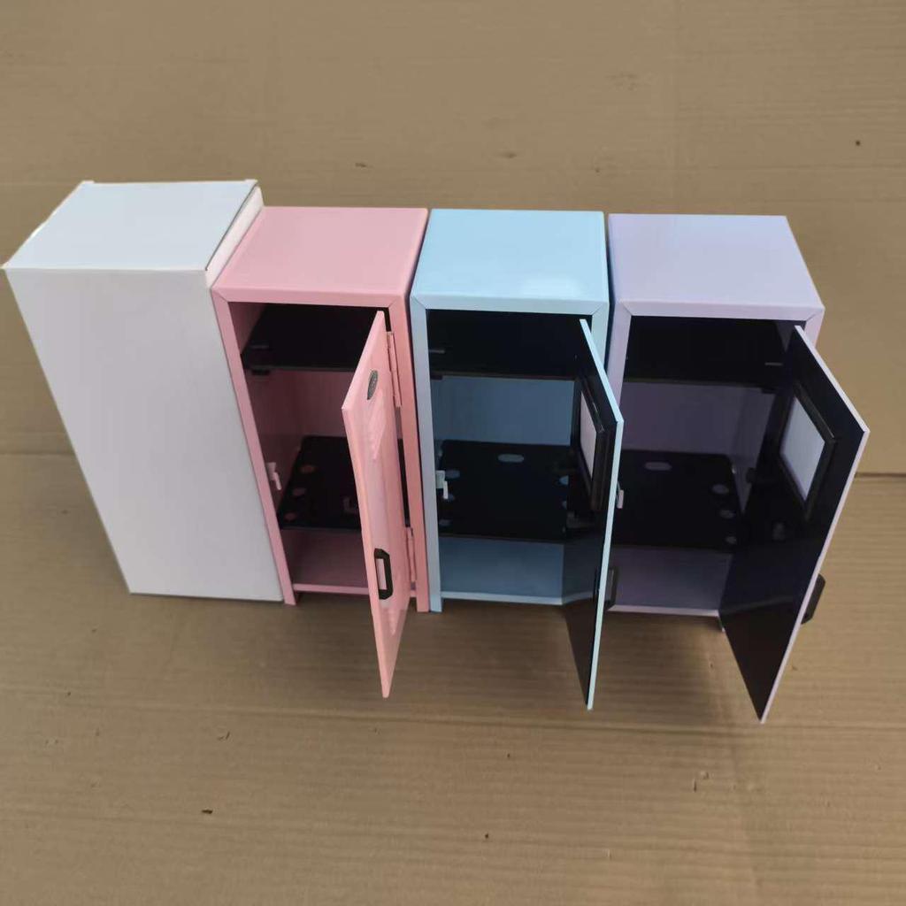 Multikleurig Afsluitbaar Mini Spaarpotje & Opbergkastje voor Meisjes