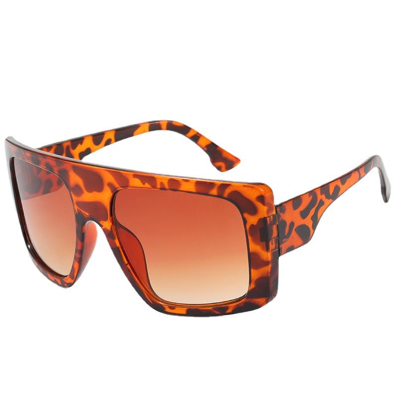 New Women'S Oversized Frame Sunglasses Women Fashion Jelly Square Sun Glasses Outdoor Travel Lady Eyewear Uv400