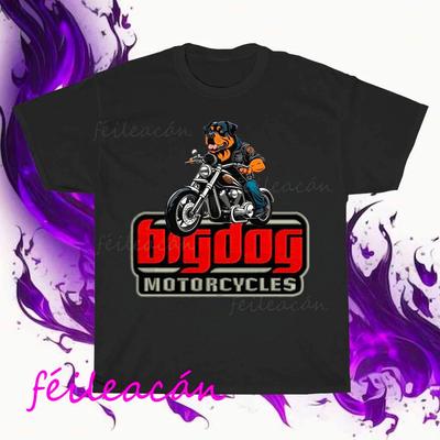 Brand New Big Dog Motorcycle Logo American T-Shirt Funny Size S To 5XL