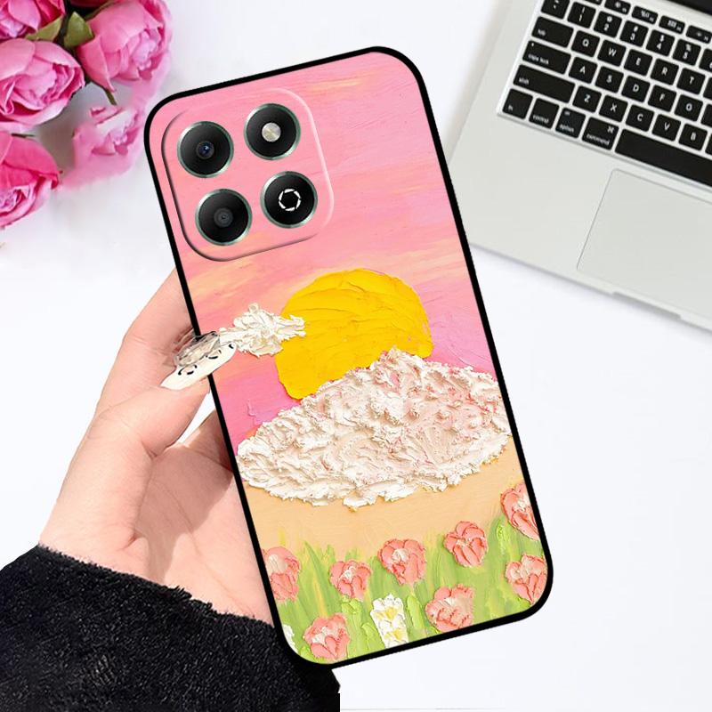 For Honor X6b Case JDY-LX1 Color Printing Shockproof Phone Cover For Huawei Honor X6b Funda Shell JDY-LX2 Soft Silicone Coque