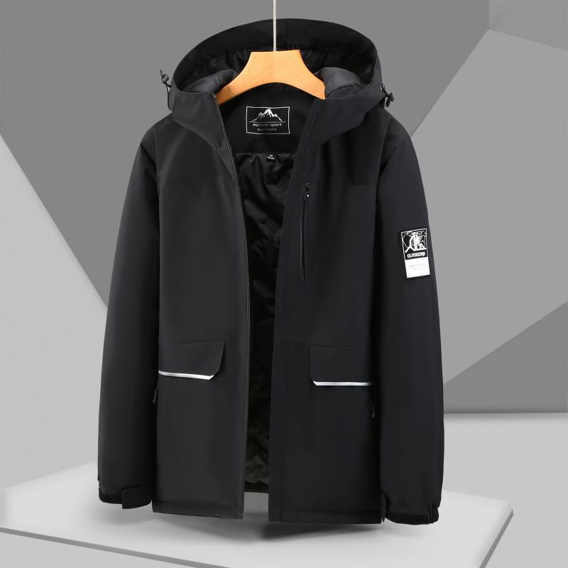 

Флисовая куртка-комбинезон с индивидуальным принтом для мужчин и женщин - Длинный рукав, для улицы, осень/зима M