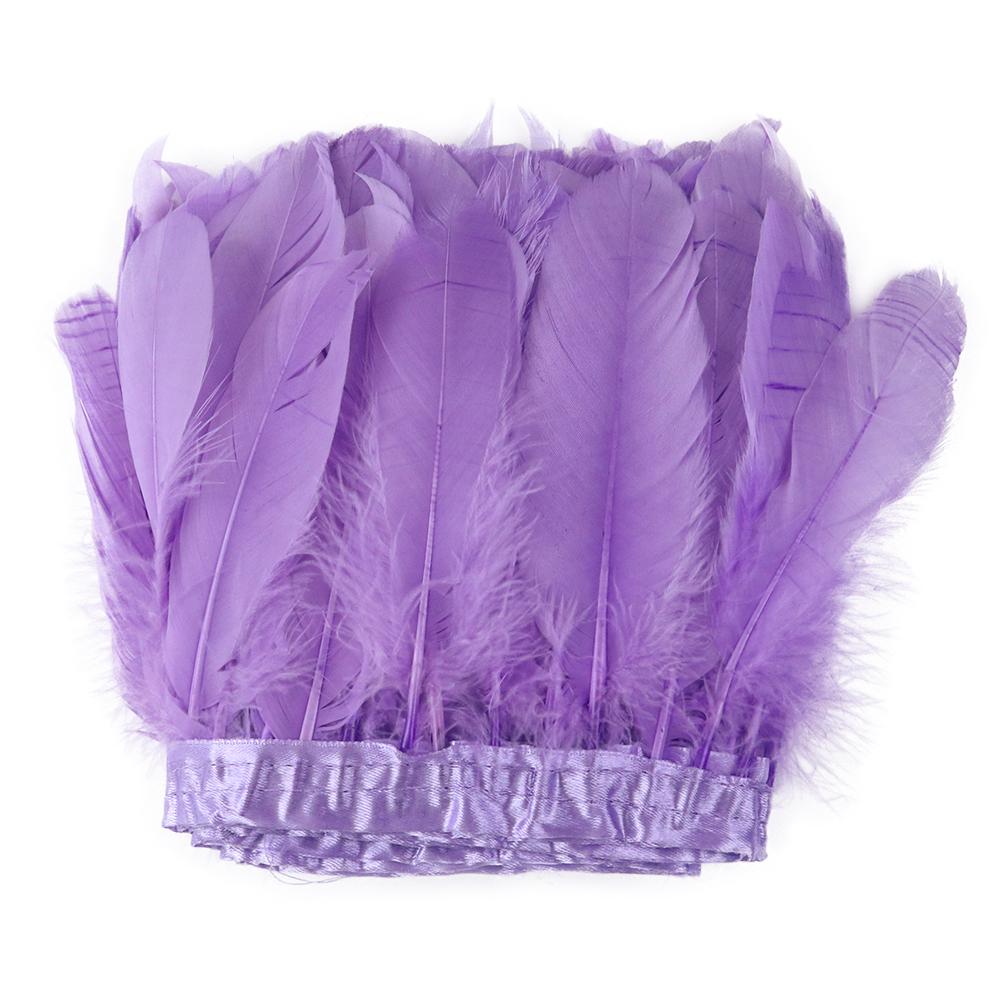 2M/5M/10M White Real Goose Feather Trims Width 15-20cm Goose Feather Ribbon Dyed Clothes Party DIY Craft Dress Sewing Accessory