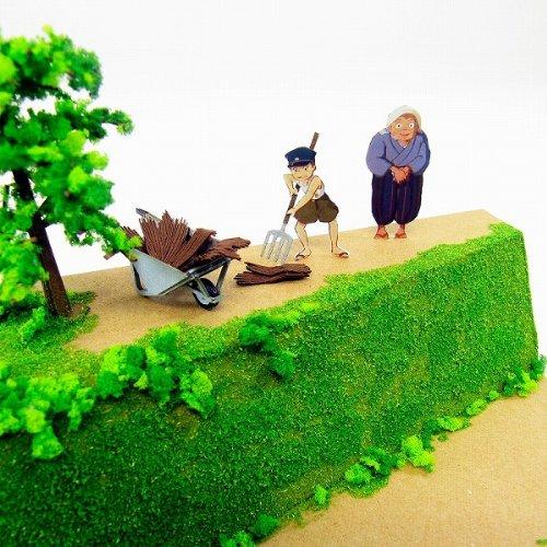 Sankei Miniature Art Kit Studio Ghibli Series: My Neighbor Totoro: The Kusakabe Family Moving House, 1/48 Scale Paper Craft, MK07-14