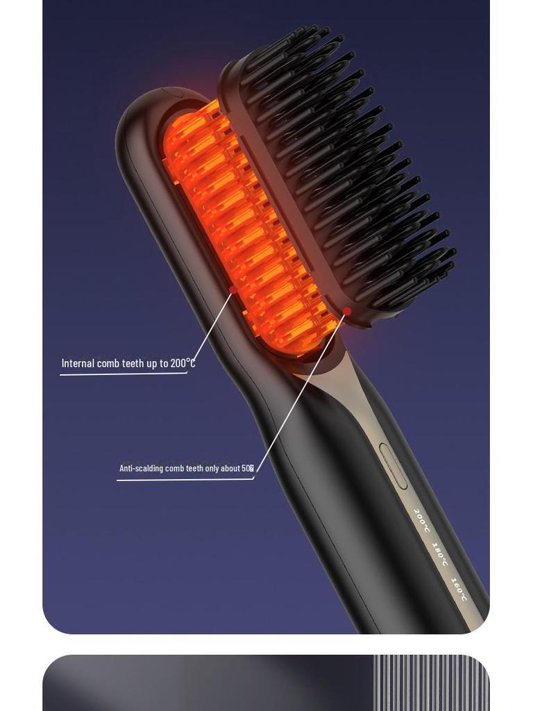 Dual-Purpose Ionic Hair Straightener & Curler - Gentle on Hair