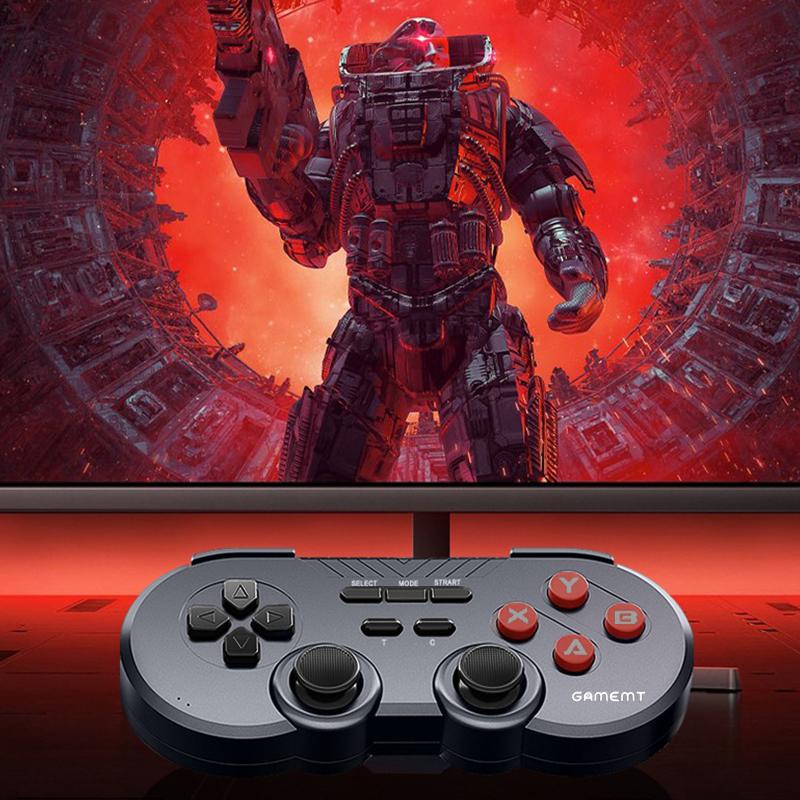 Controlador Bluetooth Sem Fio Para Switch PC Celular Computador 2.4G Gamepad Joystick Mini Controlador de Jogo Game Stick