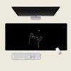 Cute Black Cat Mouse Pad Girl New Large Computer Office Game Table Mats XXL Rubber Anti-slip PC Keyboard Mousepad Long Desk Pads