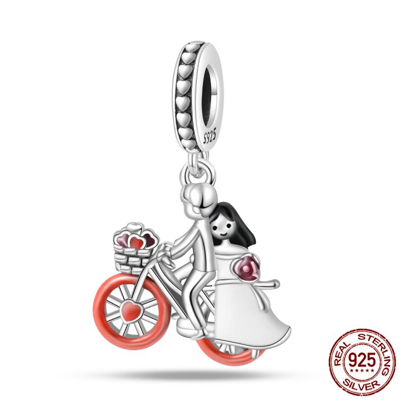 Fit Charms Fororiginal Bracelet Diy Pink Ponytail Little Girl Boycopper Jewelry Making For Women Giftnew