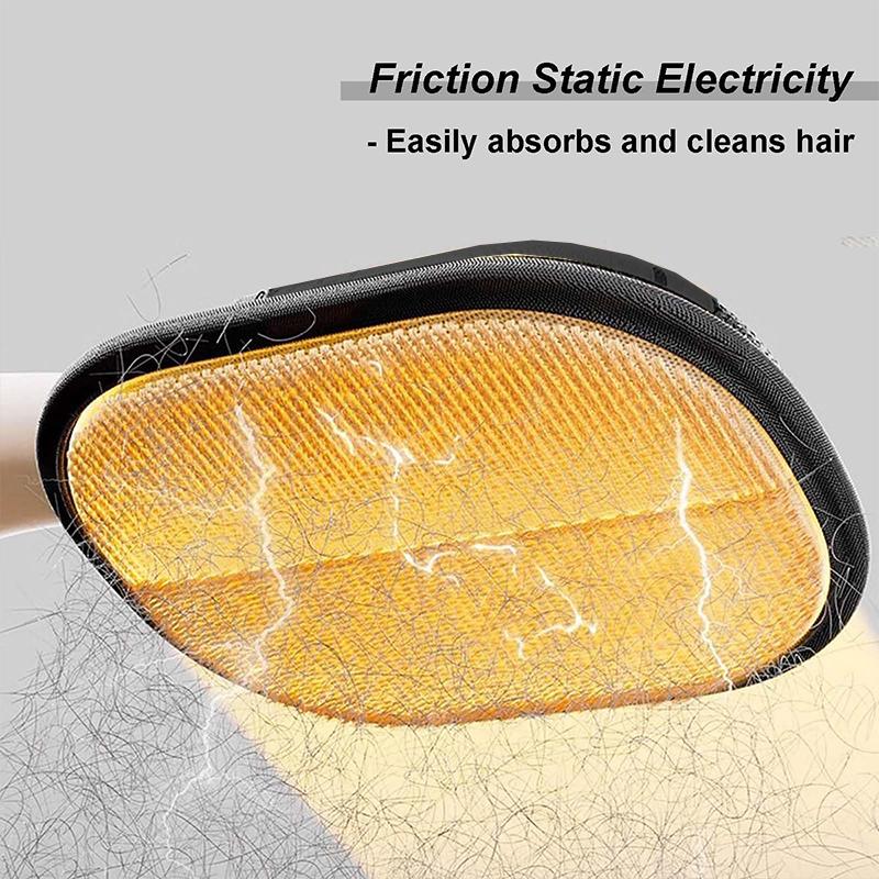 Pet Hair Removal Glove, Reusable Electrostatic Cats & Dogs Hair Removal Tool For Couch, Bed Sheets, Furniture, Carpet, Car Seat