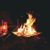 Portable Folding Firepit with Stainless Steel Grill Mesh Easy Setup Collapsible Camping Picnic BBQ Grill Wood Burning Charcoal with Carrying Bag