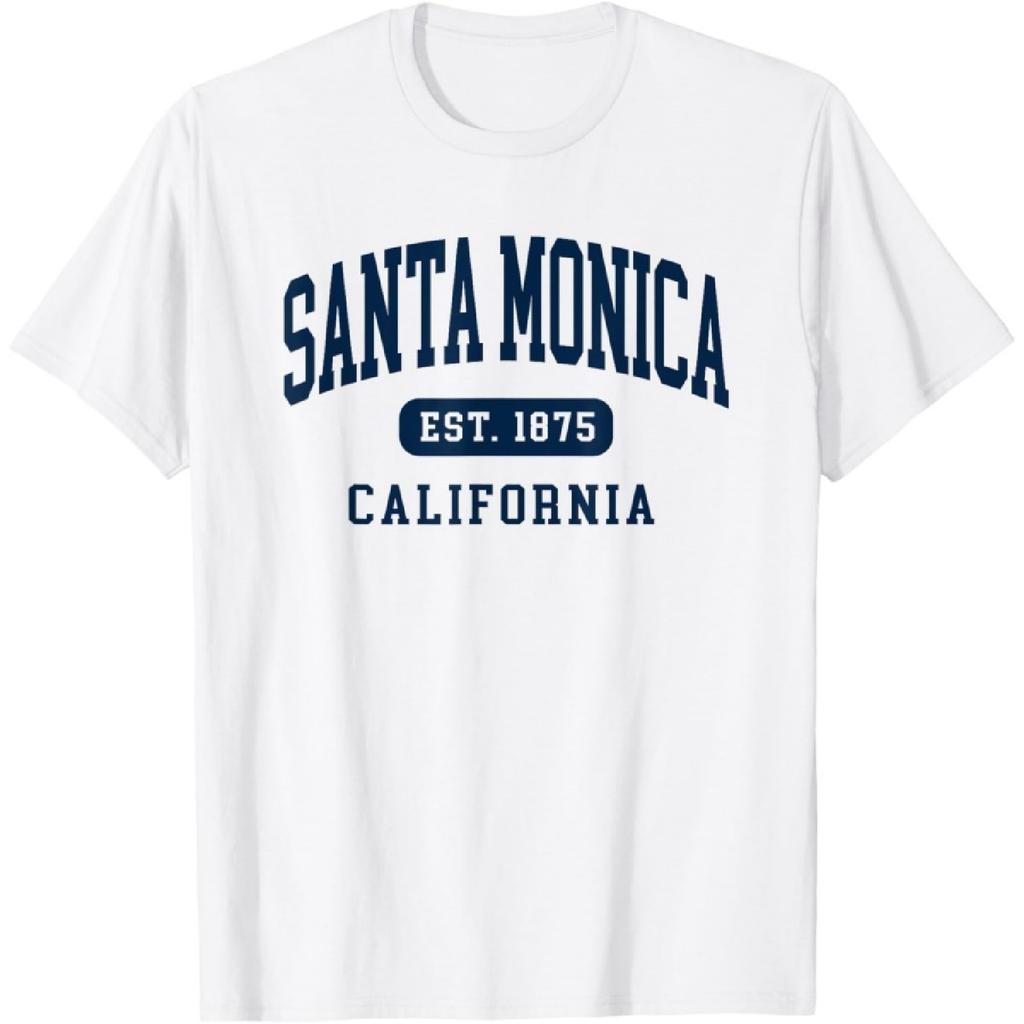 Santa Monica California Retro Est 1875 Vintage Souvenir T-Shirt