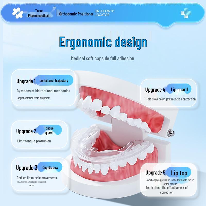 Adjustable Orthodontic Tooth Corrector for Adults - Nighttime Retainer & Grinding Fixator