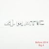 3D ABS For Mercedes-Benz A B C E G S ML SL CL GLA CLA Class 4MATIC 4 MATIC Trunk Lip Lid Letters Emblem Logo Badges PK1
