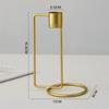 Irregular Shape Tabletop Candle Holders Metal Candle Stand New Candlelight Dinner Props  Bedroom