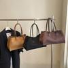 Retro suede tote bag women's autumn and winter new fashion commuting large capacity shoulder armpit bag