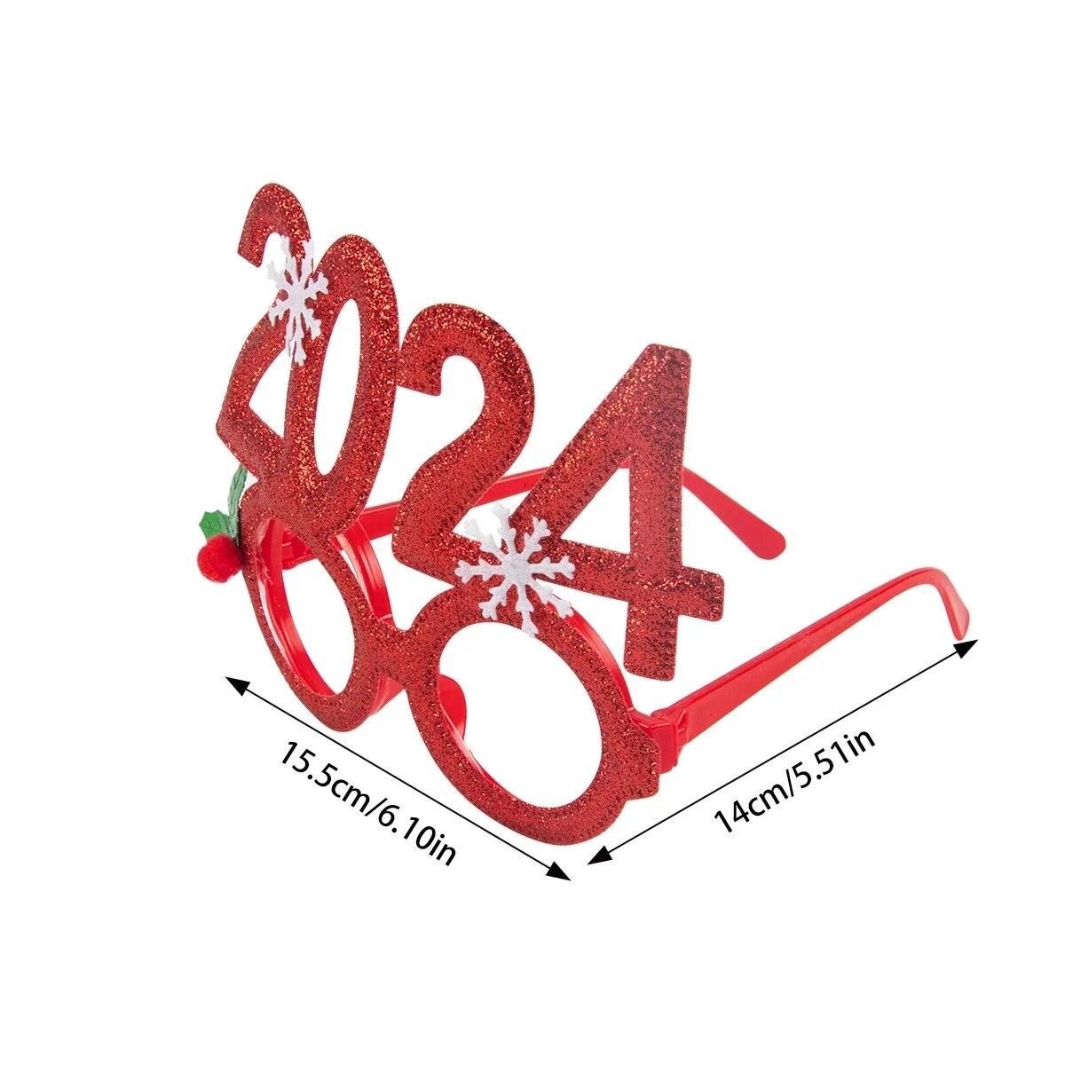 Новогодняя рамка для очков — фото 6