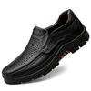 Italy Handmade Genuine Leather Shoes 47 Men Loafers Soft Leather Men Thick Sole Casual Shoe Male Footwear Black Brown Slip-on