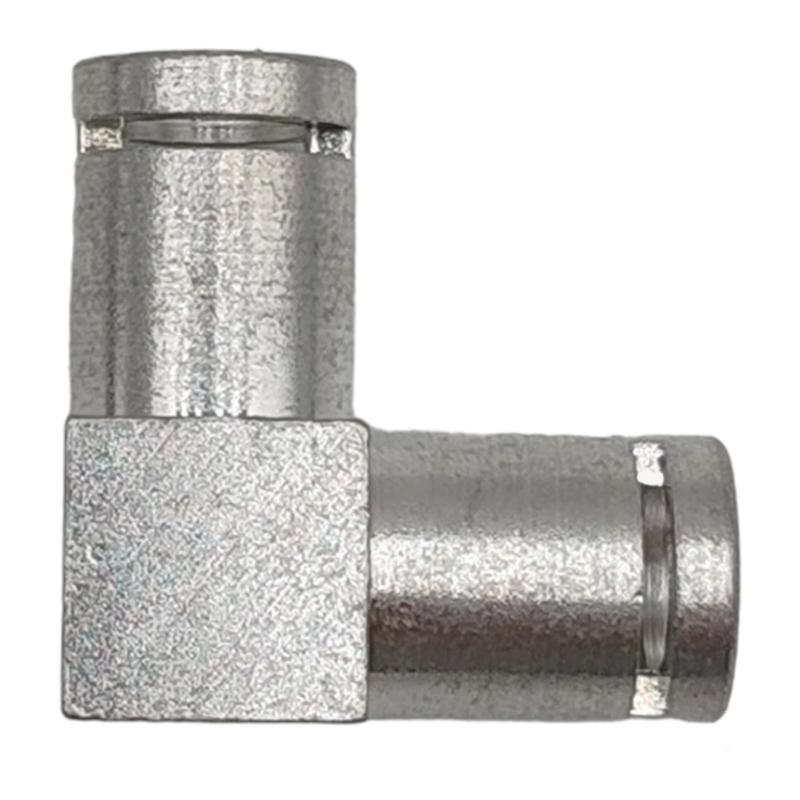 Heat Resistant Aluminum Water Pipe Adapters Coffee Machines I L T Shaped Boiler Hose Fittings Set