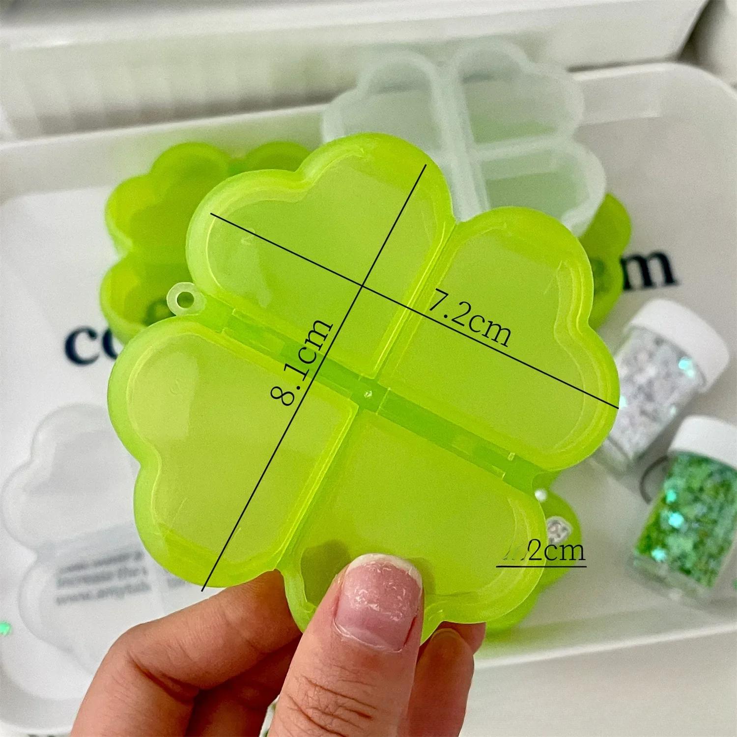 

Творческий прозрачный ящик для хранения, дорожный портативный контейнер для таблеток, капсул, органайзер для ювелирных изделий для девочек