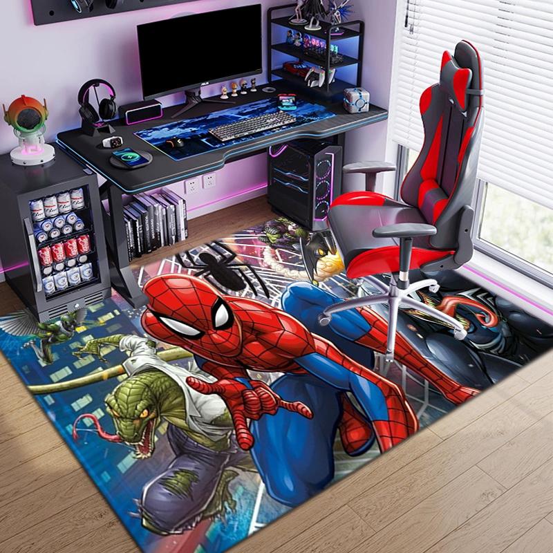 1PC Spider-Man Rug - home decoration Carpet For Living Room Bedroom Flooring Computer Chair Area Rug