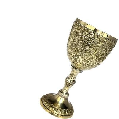 1 Wine Cup Communion Goblet Medieval Gothic Cup 240ml Capacity Used
