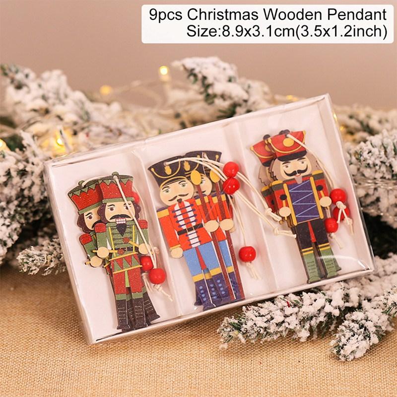 

Wooden Christmas Pendant Merry Christmas Decor for Home 2025 Navidad Ornaments Christmas Tree Decor Xmas Gifts New Year 2026
