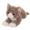 Perfectly soft cat plush toy realistic design home office decoration children lovers.