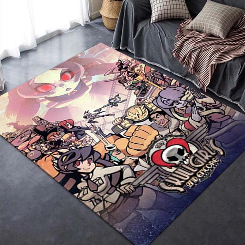 2025 New Skullgirls Carpet Rug for Living Room Bedroom Home Sofa Decoration,Kids Play Non-slip Floor Mat165