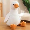Liebenswertes weißes Gänse-Stofftier Niedliche gelbe Enten-Stoffpuppe Gans Ente Schlüsselanhänger Taschenanhänger Weiches Tierkissen Kindergeburtstagsgeschenk