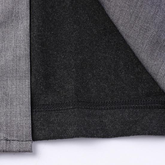 Homens Primavera Outono Top Falso Camisa de Duas Peças E Cardigan Patchwork Malha Suéter Gola Dobrada Estilo Formal Casaco de Escritório