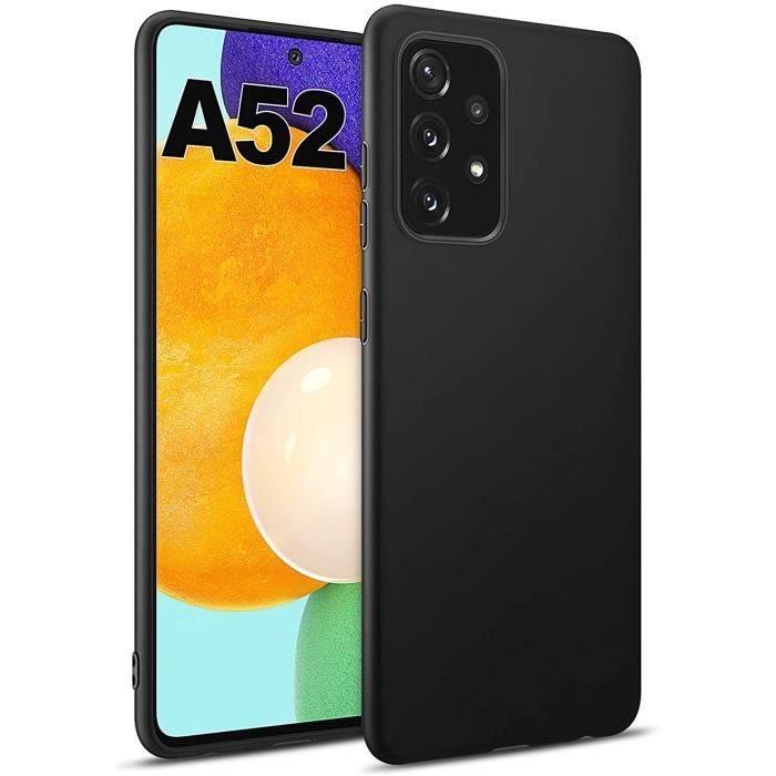 Samsung Galaxy A52 5G/4G Case Ultra Thin Premium TPU Premium Exact Fit/NO Bulkiness Soft Case for Samsung Galaxy A52 - Black