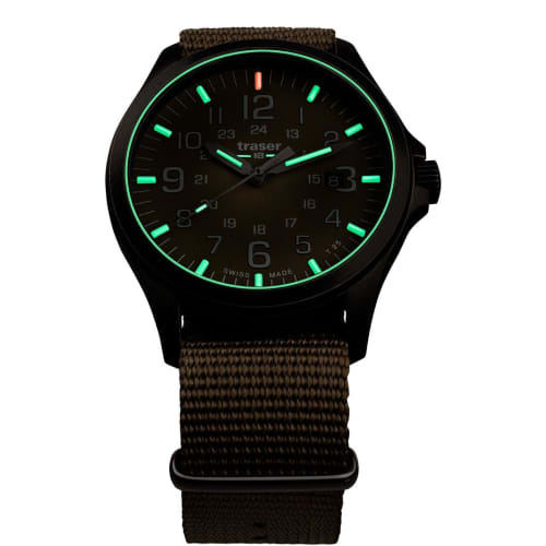 Tracer P67 Officer Pro GunMetal Khaki Watch (108631) Men's Brown