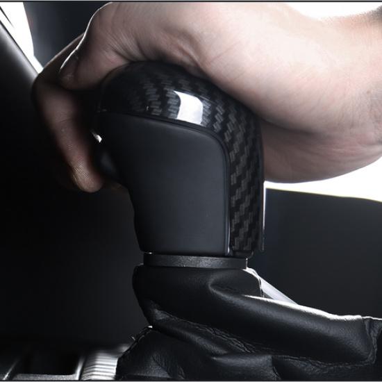 Carbon fiber Car Gear Shift Knob Trim For Toyota Camry 2018-2026
