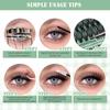 640 Tufts Diy Single Tufts Of False Eyelashes Natural Thick D-Song Segmented Grafting Eyelashes