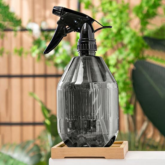Hand Pressure Watering Can Plant Mister Spray Bottle with Adjustable Nozzle Pump Sprinkling Can for Indoor Plant Care Household Cleaning
