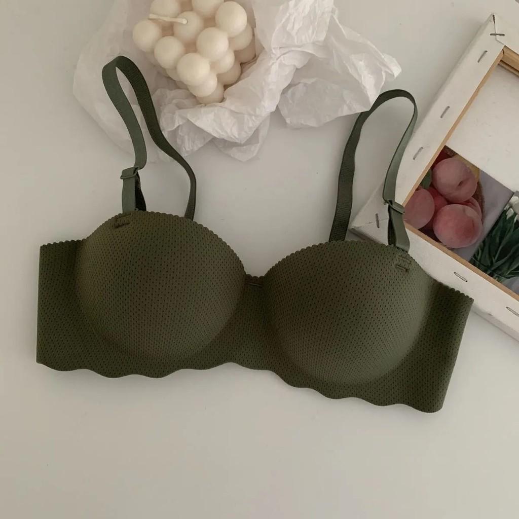 Minimalist Onepiece Japanese Girl Bra With Breathable Nylon Fabric For Teens And Young Adults