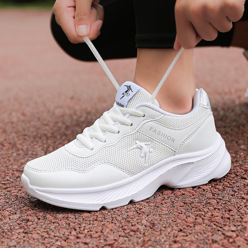 Student Men's Raw White Sneakers Male Female Teen Running Shoes Girls White Shoes
