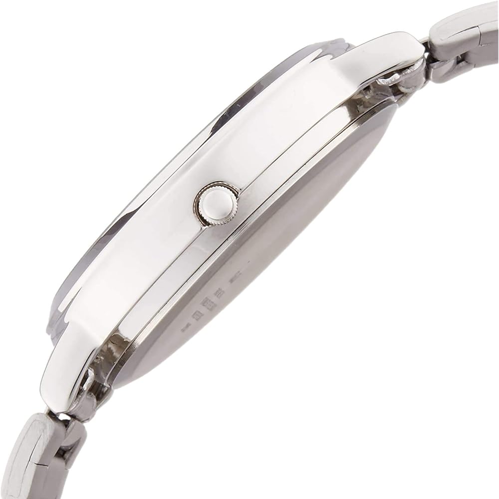 Citizen Q&Q Analog Waterproof Watch Date Day Metal Band A202-204 Men's White