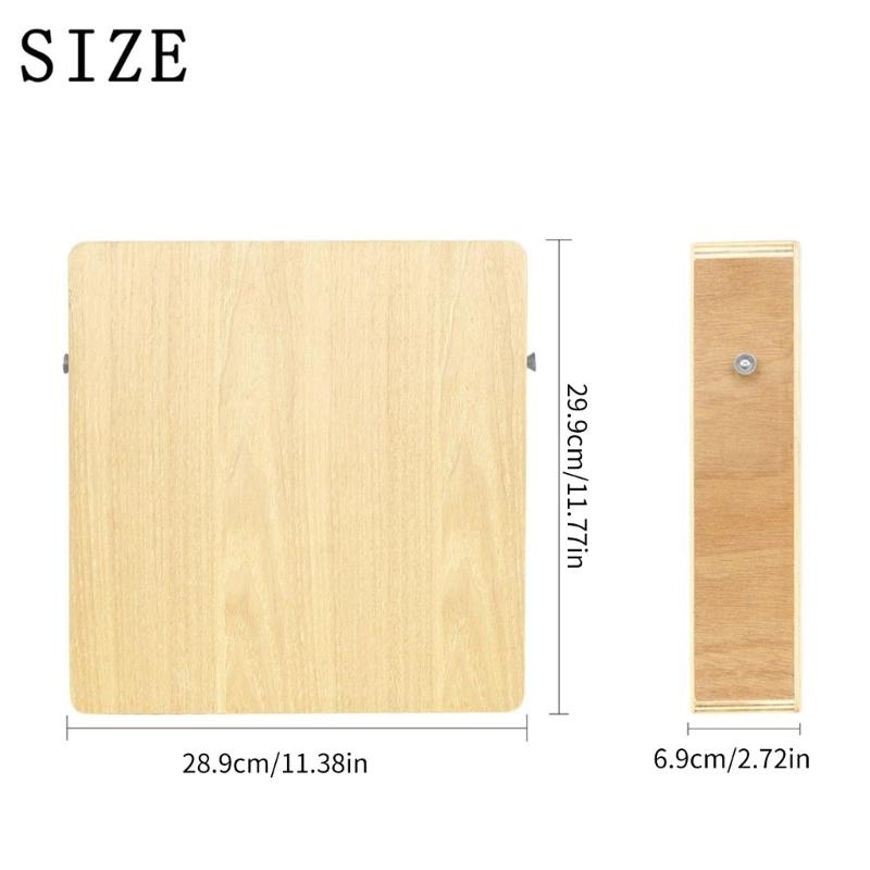 Basic Box Drum Percussion Box Flat Hand Drum Travel Cajon Box Drum with Strings