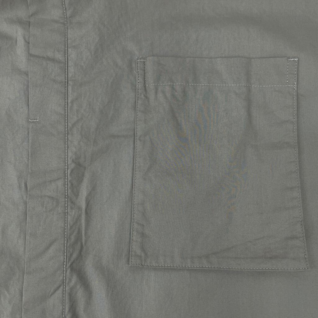 UNIVERSAL TISSU UT211SH009 Beige Natural Type Lighter Band Collar Long Shirt Tops Not Written beigeUsed