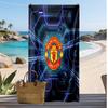 Manchester United Printed Beach Towel Quick Dry Soft TowelPortable Large Rectangular Beach Blanket for Travel Swimming Pool