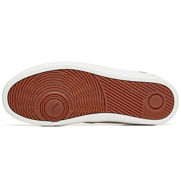 Anta Aoli CVS Durable Low-Top Skate Shoes Men Sneakers White Red 112238014-4