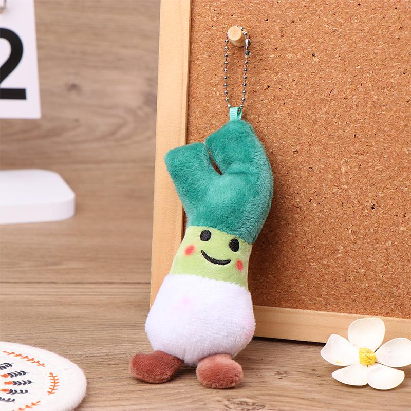 Série de Pelúcias de Vegetais Boneco Brócolis, Cebolinha, Brotos de Bambu, Repolho, Boneco Milho Chaveiro Pingente Presentes