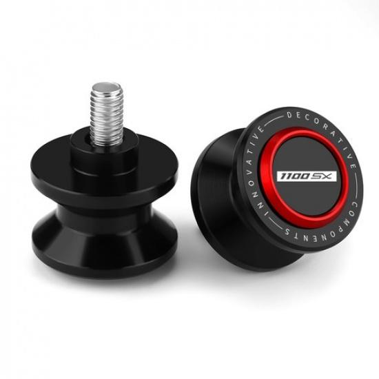 For Kawasaki Ninja 1100SX 2025 CNC Swingarm Spool Sliders Stand Screws Bobb красный