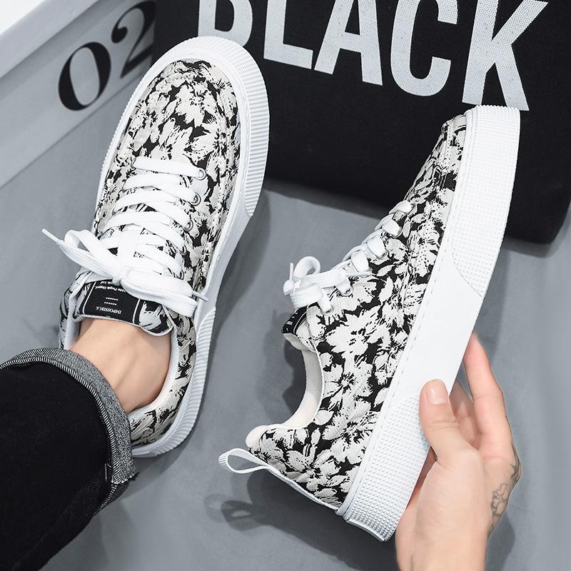 Weiße Lässige Leder Herren Sneaker Schuhe Bequeme Trend Board Schuhe für Herren Atmungsaktive Sneaker Sportschuhe Herren Laufschuhe