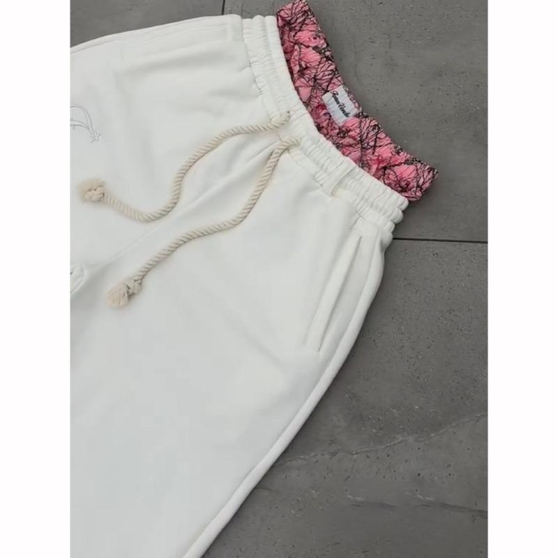 Y2k Retro Fashion Neutral Street Neutral Shorts Shorts Fashion Double Waist Embroidered Casual Sports Pants